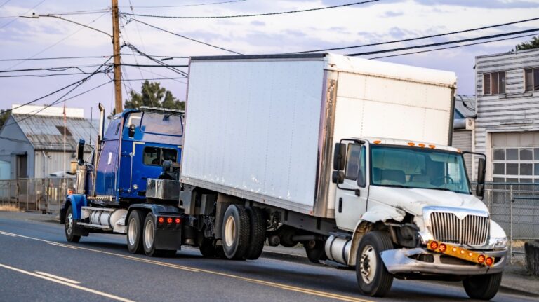 truck after accident