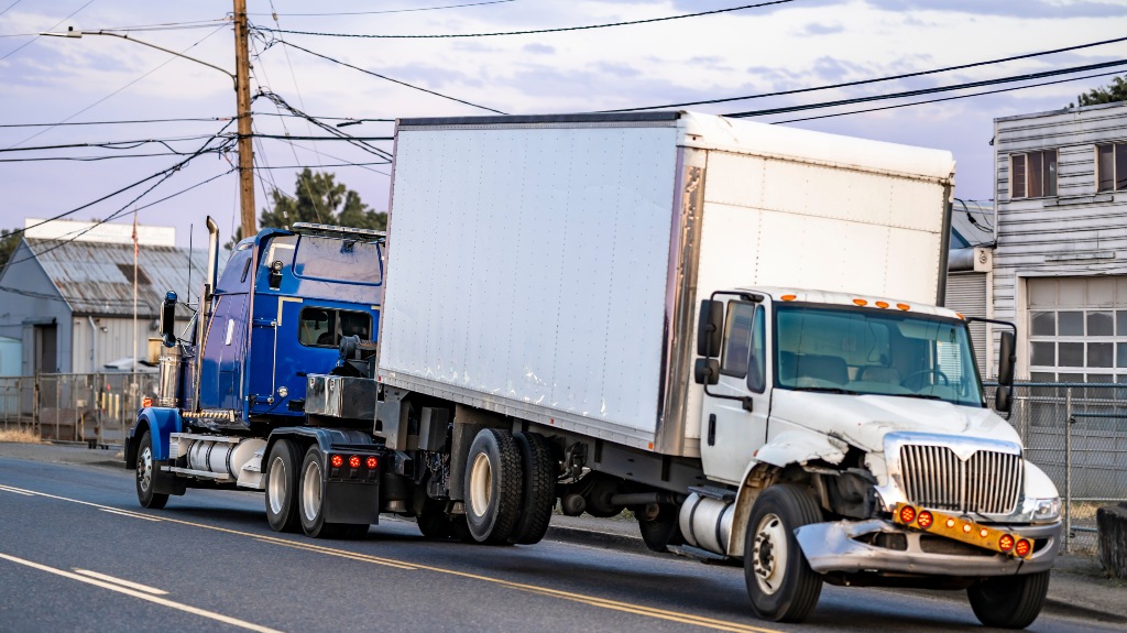 truck after accident