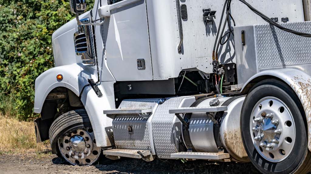 truck after accident